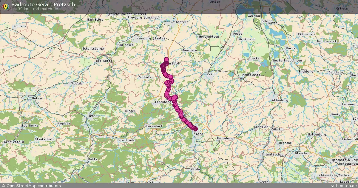 Radtour Gera – Pretzsch