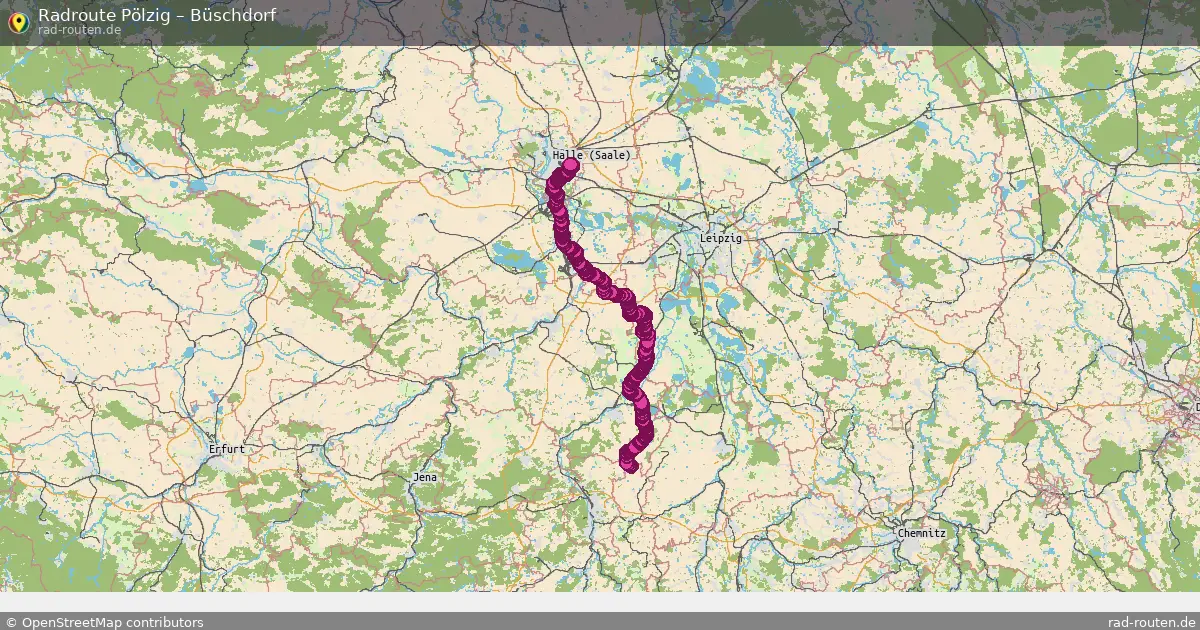 Radtour Pölzig – Büschdorf