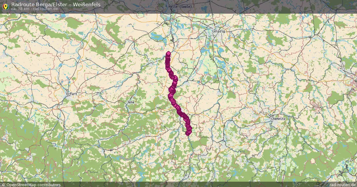 Radtour Berga Elster – Weißenfels