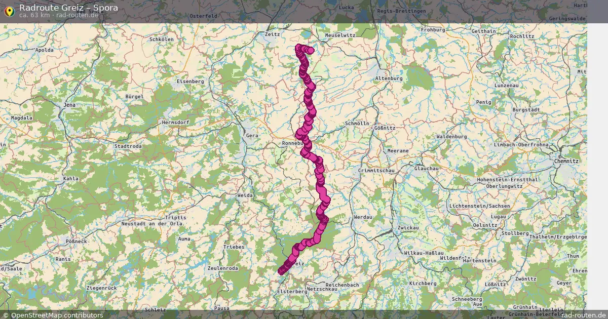Radtour Greiz – Spora