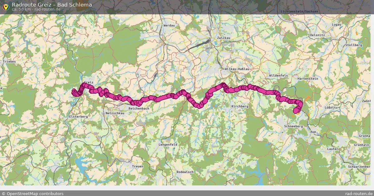 Radtour Greiz – Bad Schlema