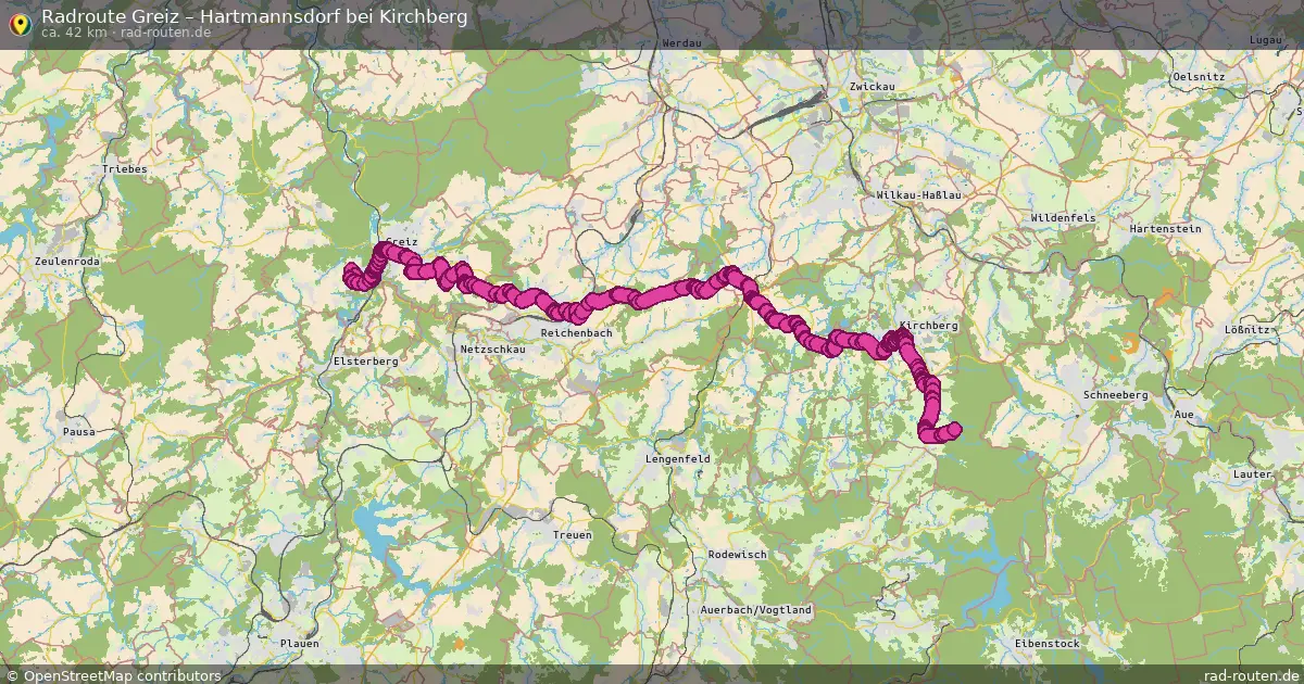 Radtour Greiz – Hartmannsdorf Bei Kirchberg