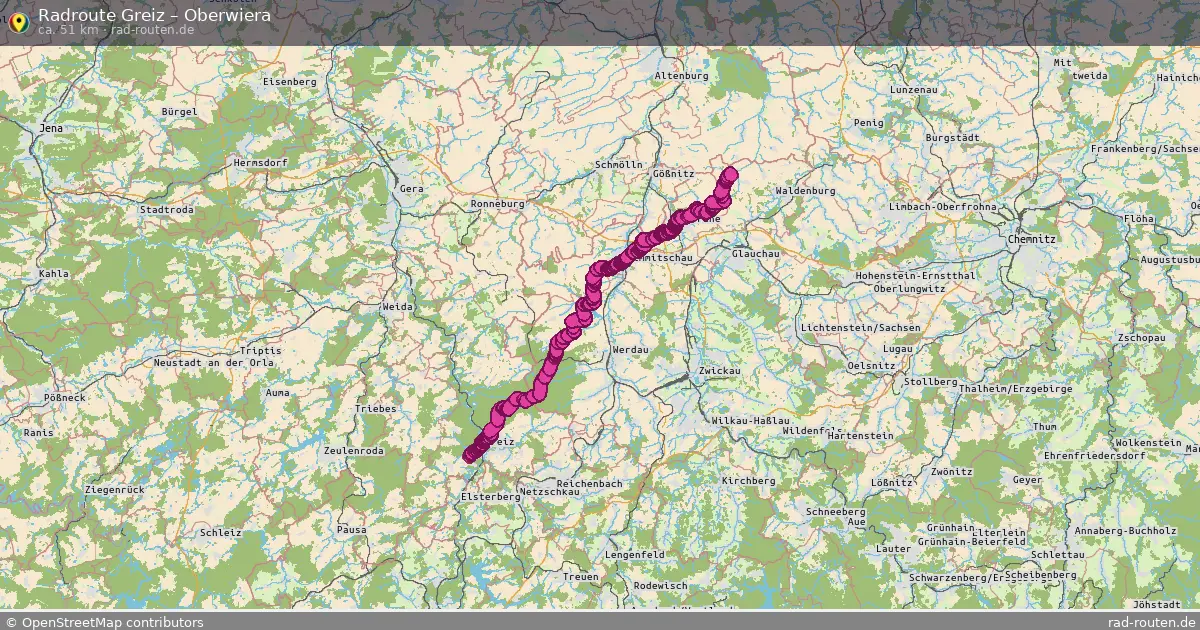 Radtour Greiz – Oberwiera