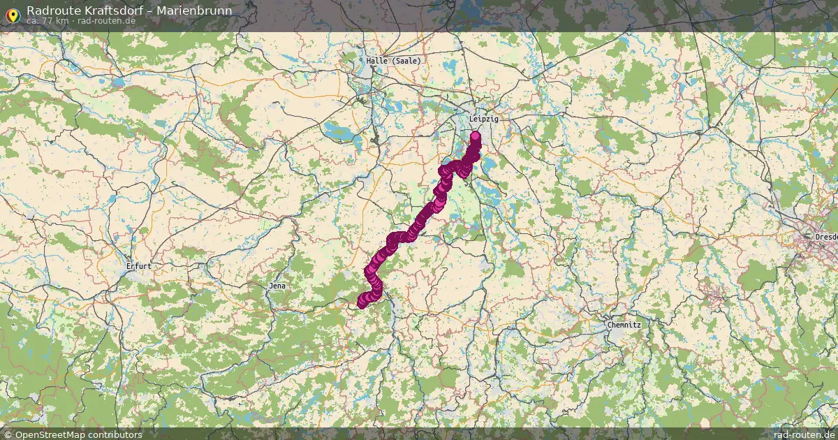 Radtour Kraftsdorf – Marienbrunn