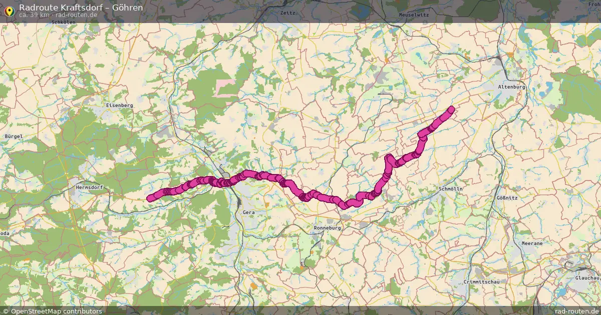 Radtour Kraftsdorf – Göhren