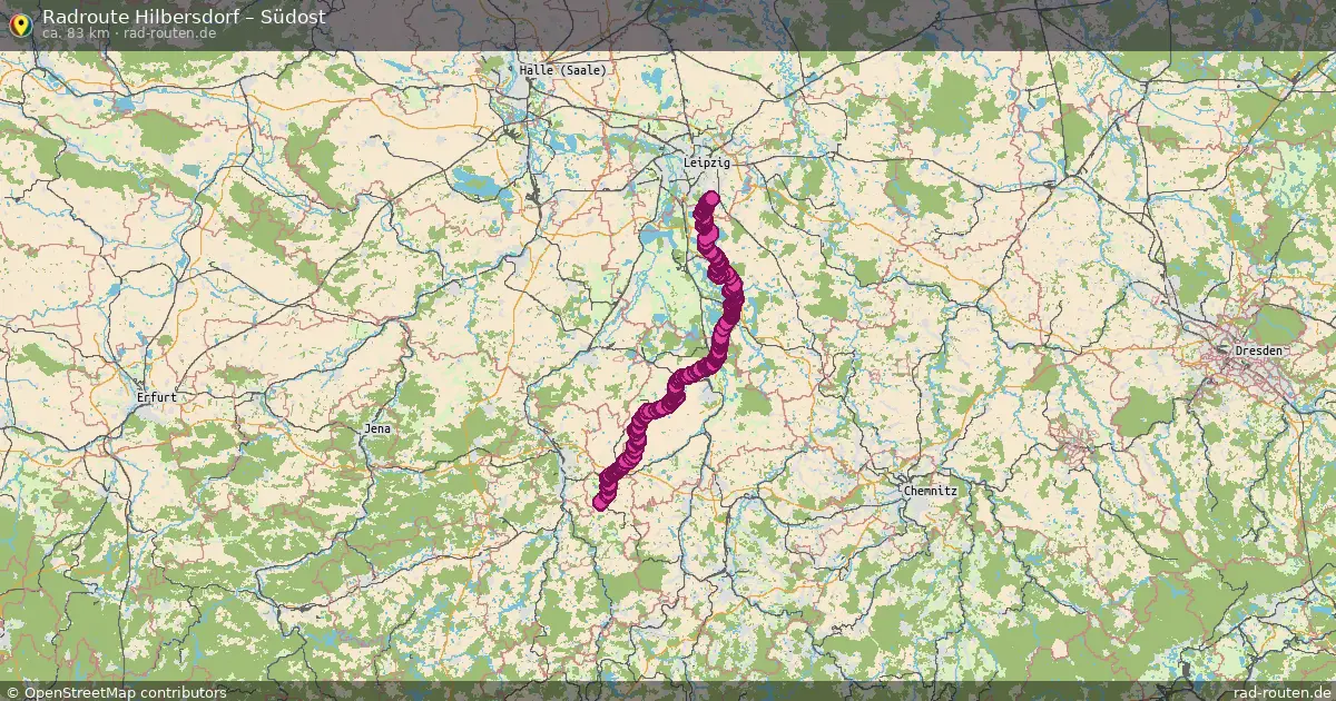 Radtour Hilbersdorf – Südost