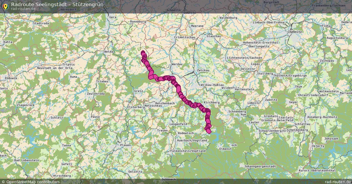 Radtour Seelingstädt – Stützengrün