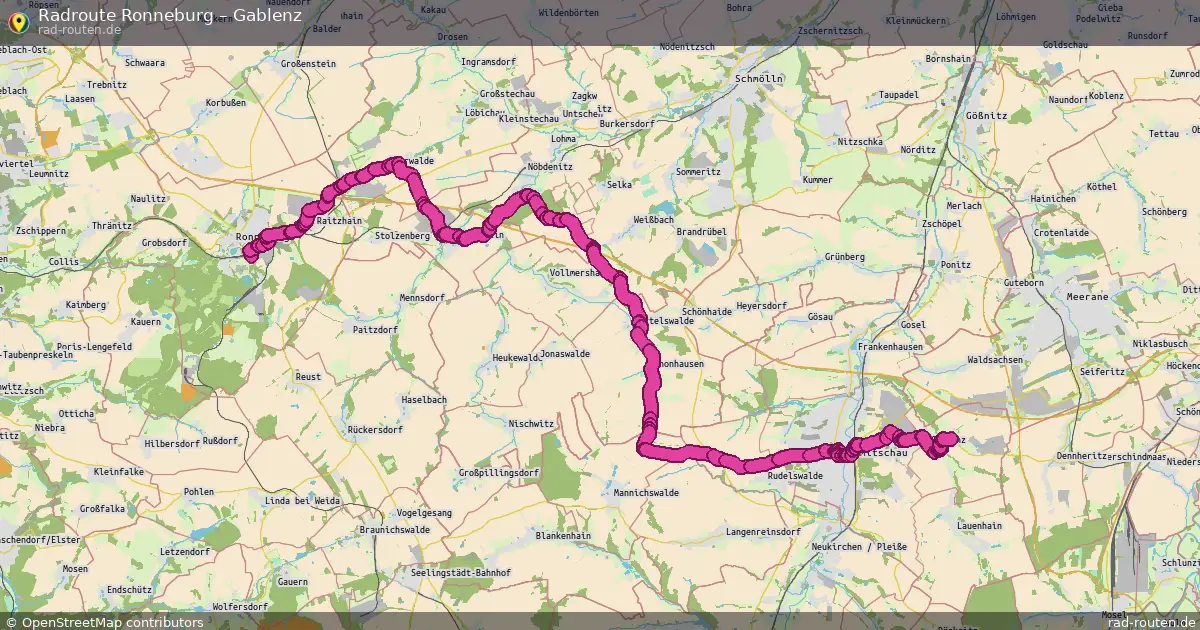 Radtour Ronneburg – Gablenz
