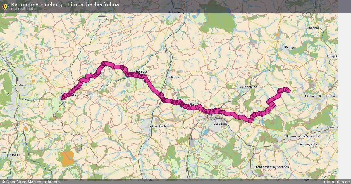 Radtour Ronneburg – Limbach-Oberfrohna