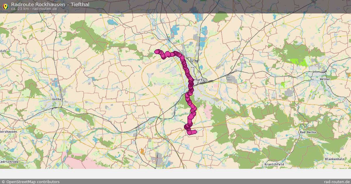 Fahrradroute Rockhausen – Tiefthal