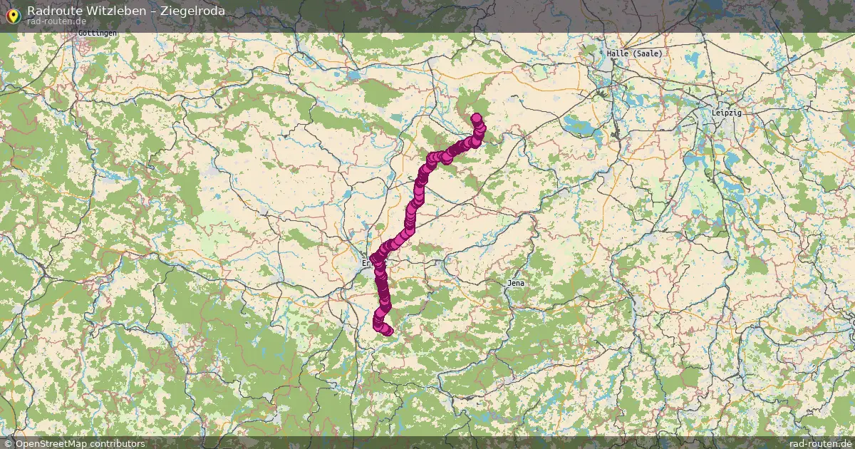 Radtour Witzleben – Ziegelroda