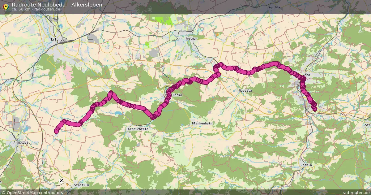Radtour Neulobeda – Alkersleben