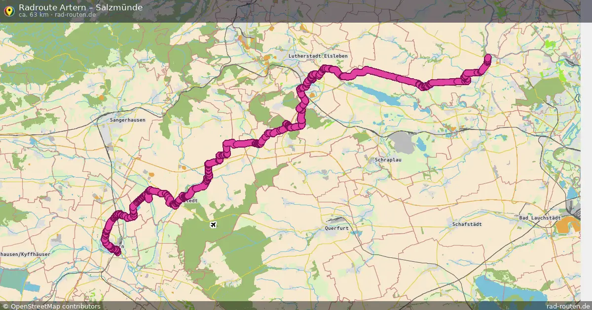 Radtour Artern – Salzmünde
