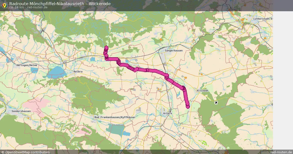 Radtour Mönchpfiffel-Nikolausrieth – Wickerode