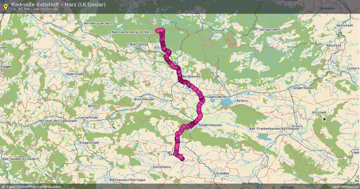 Radtour Bellstedt – Harz (Lk Goslar)
