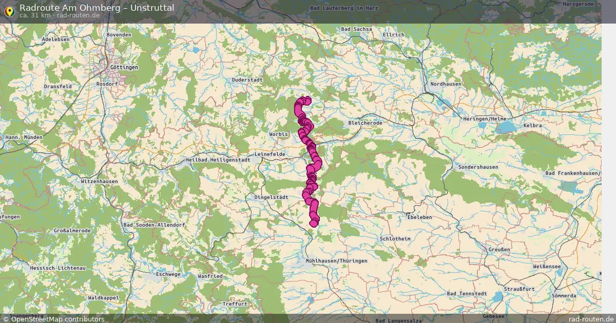 Radtour Am Ohmberg – Unstruttal