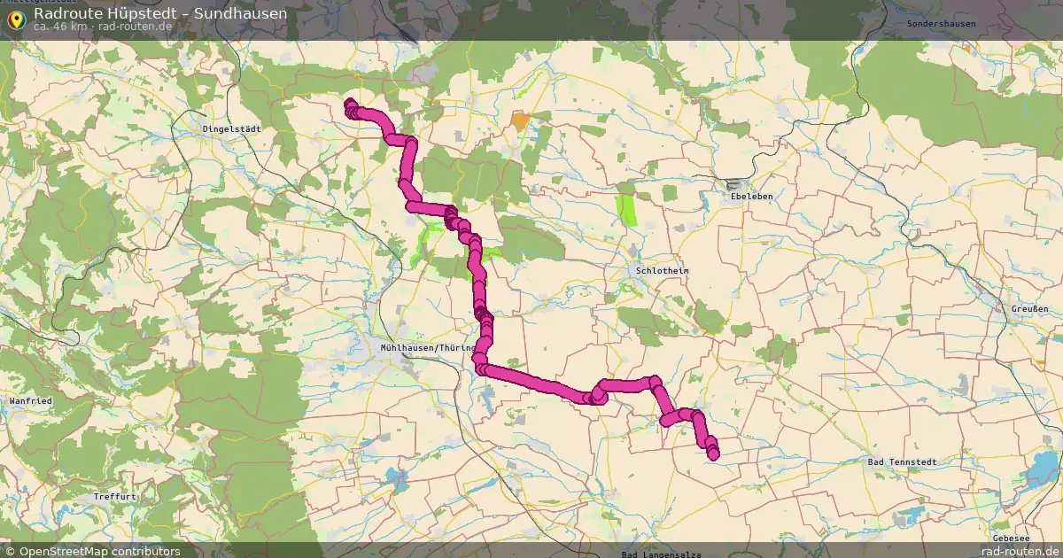 Radtour Hüpstedt – Sundhausen