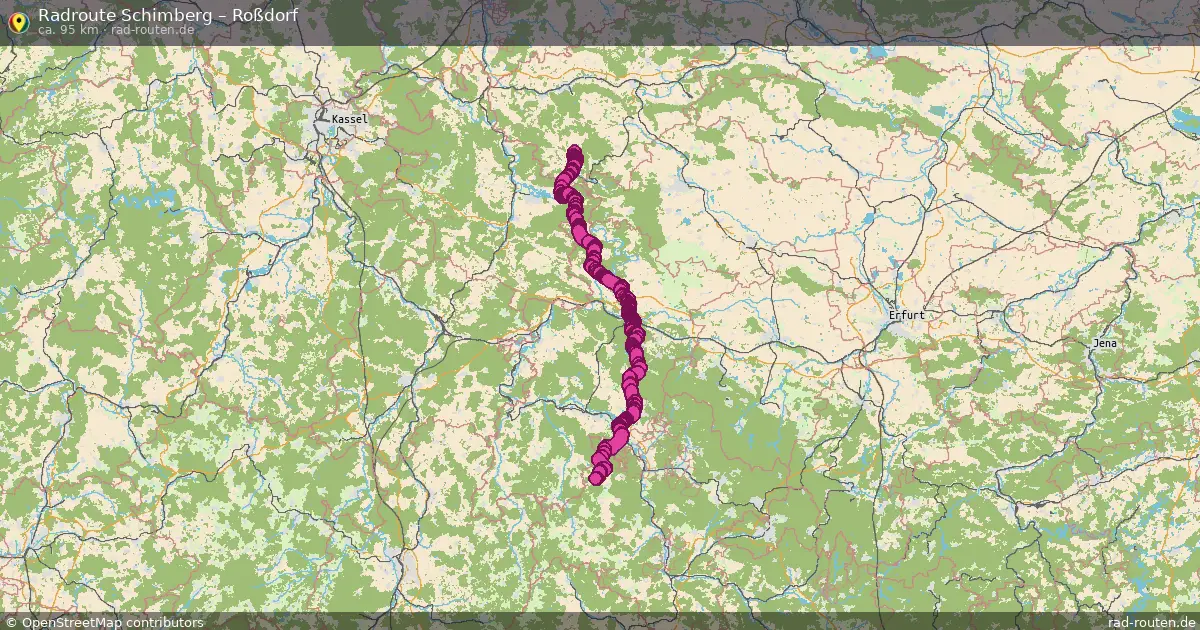Radtour Schimberg – Roßdorf