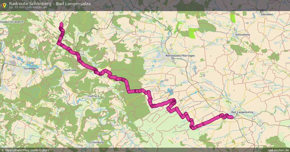 Radtour Schimberg – Bad Langensalza