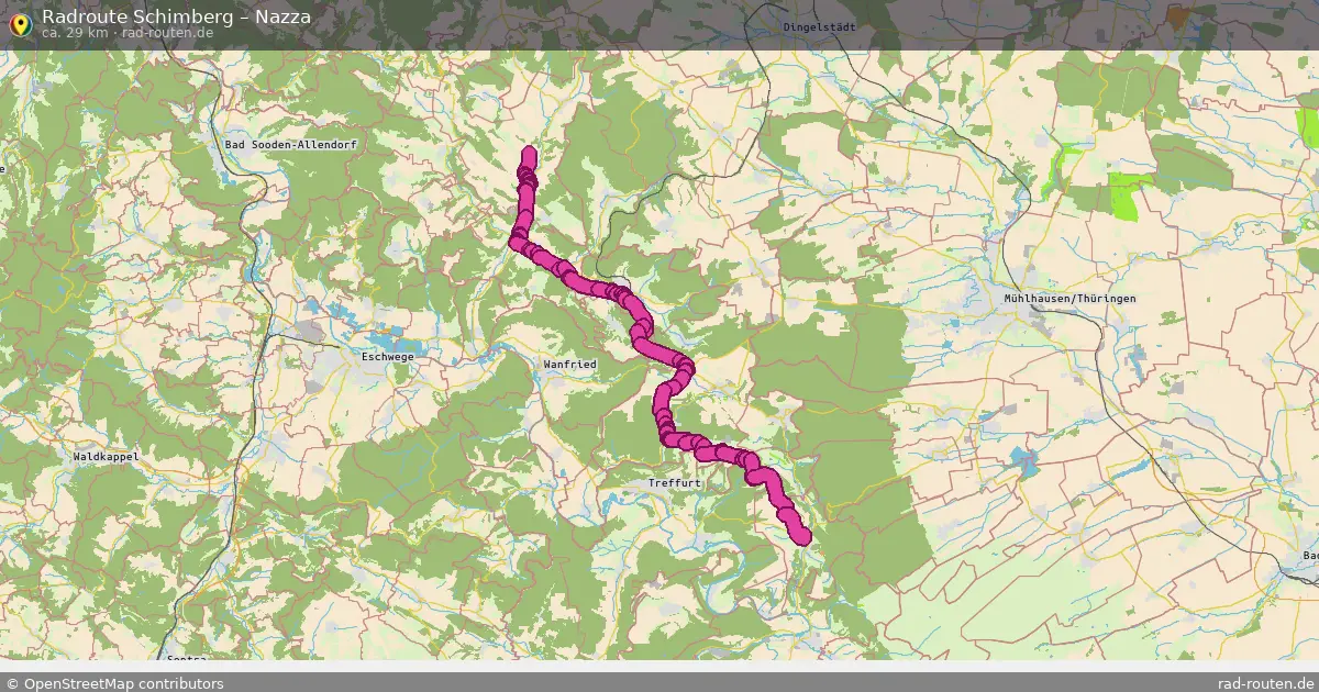 Radtour Schimberg – Nazza