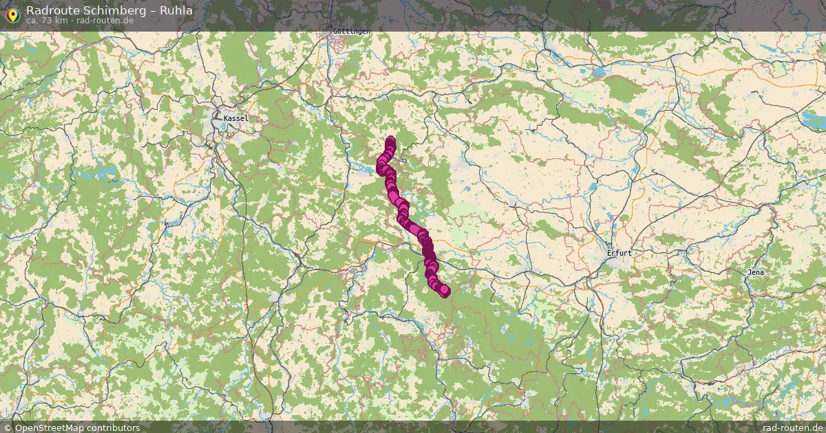 Radtour Schimberg – Ruhla