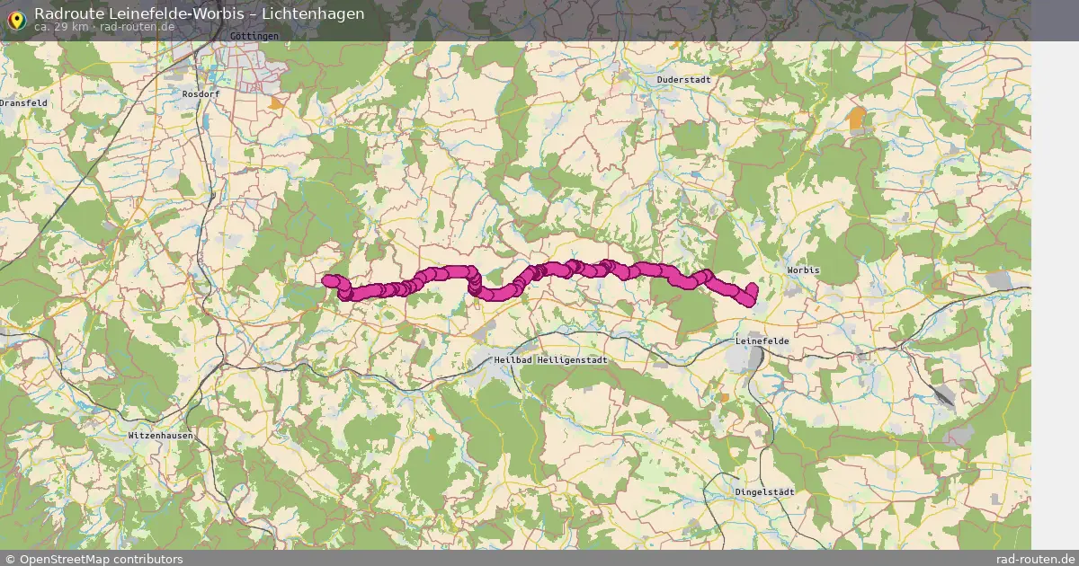 Radtour Leinefelde-Worbis – Lichtenhagen