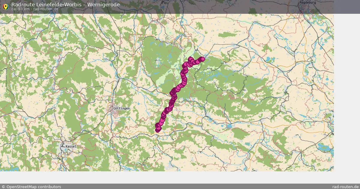 Radtour Leinefelde-Worbis – Wernigerode
