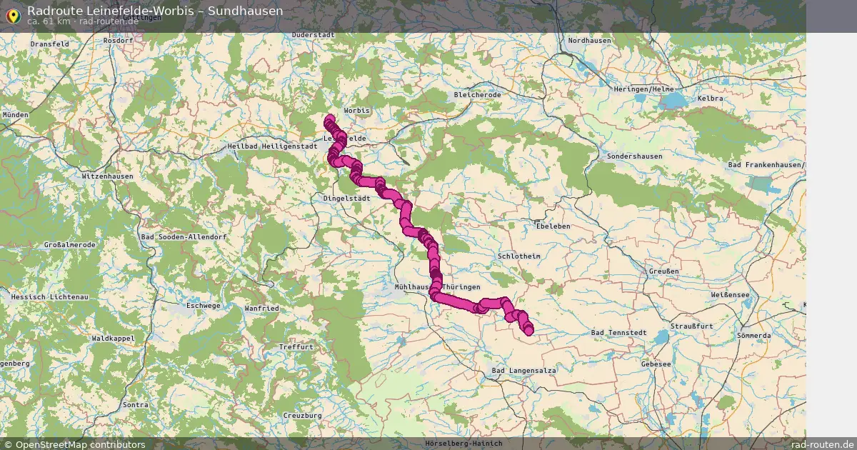 Radtour Leinefelde-Worbis – Sundhausen