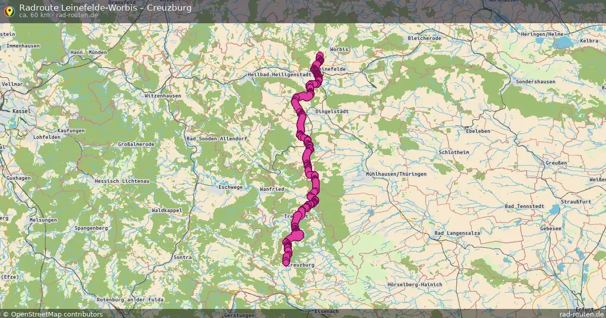 Radtour Leinefelde-Worbis – Creuzburg