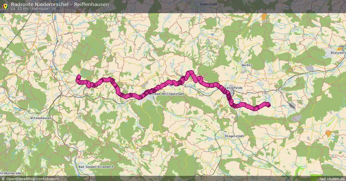 Radtour Niederorschel – Reiffenhausen