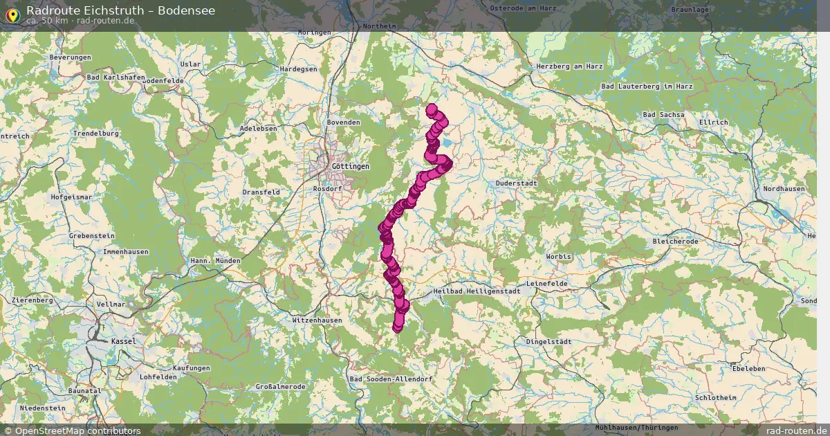 Radtour Eichstruth – Bodensee
