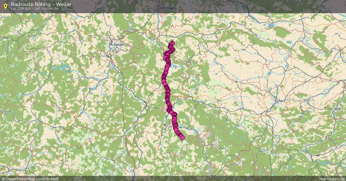 Radtour Röhrig – Weilar