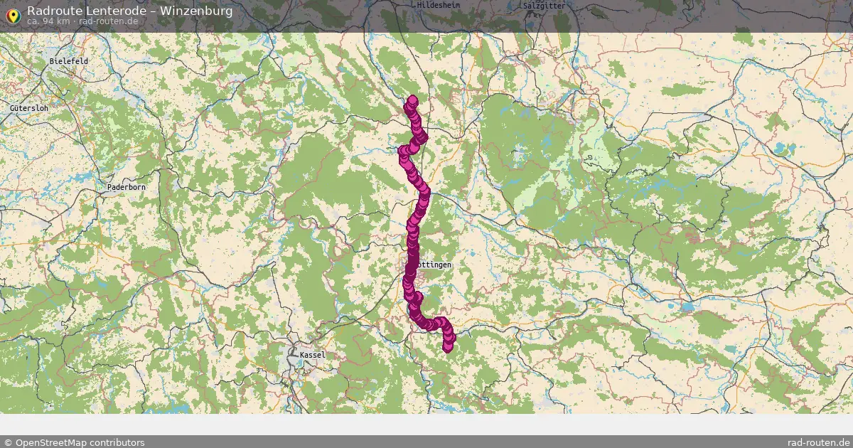 Radtour Lenterode – Winzenburg