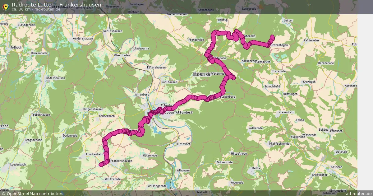 Radtour Lutter – Frankershausen