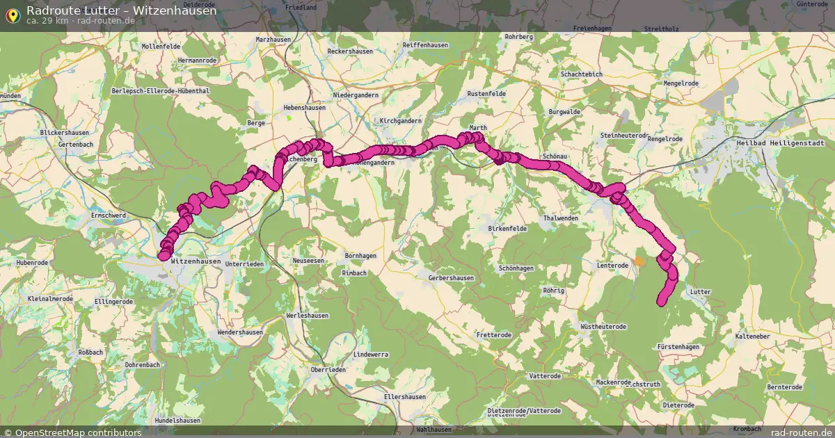 Radtour Lutter – Witzenhausen