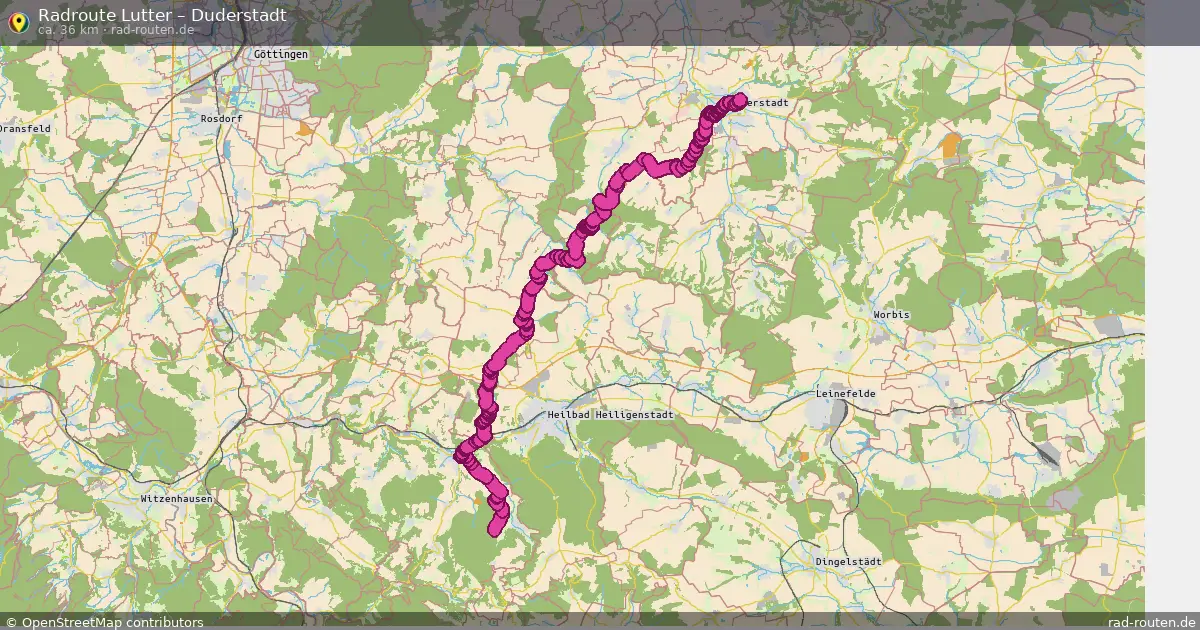 Radtour Lutter – Duderstadt