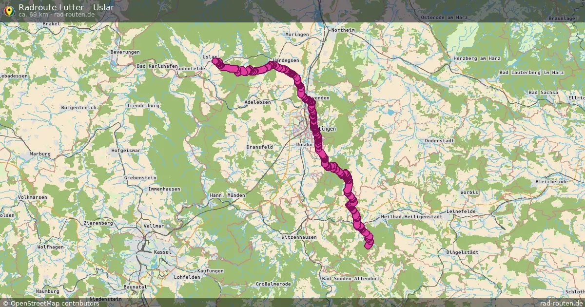 Radtour Lutter – Uslar