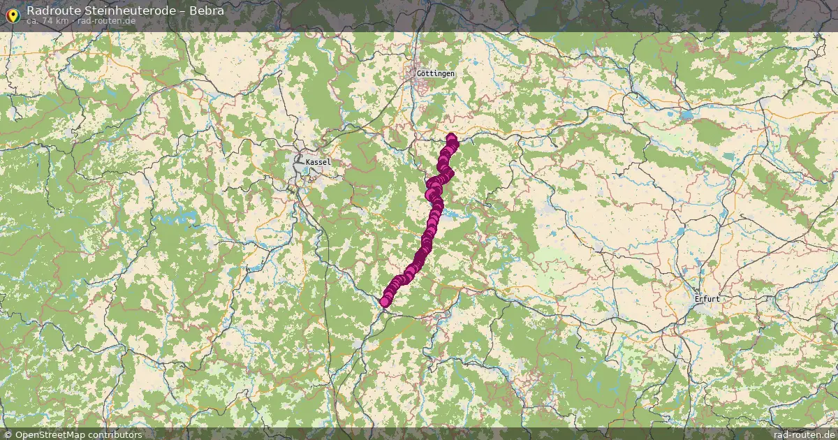 Radtour Steinheuterode – Bebra
