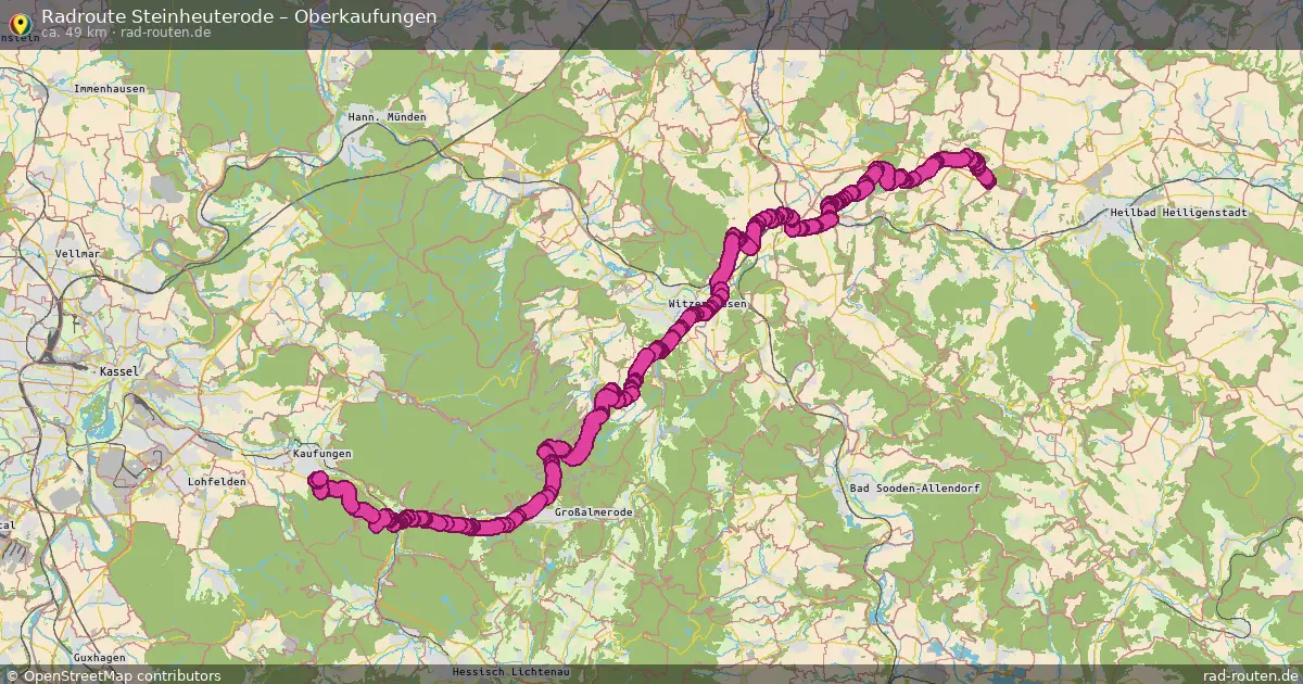 Radtour Steinheuterode – Oberkaufungen