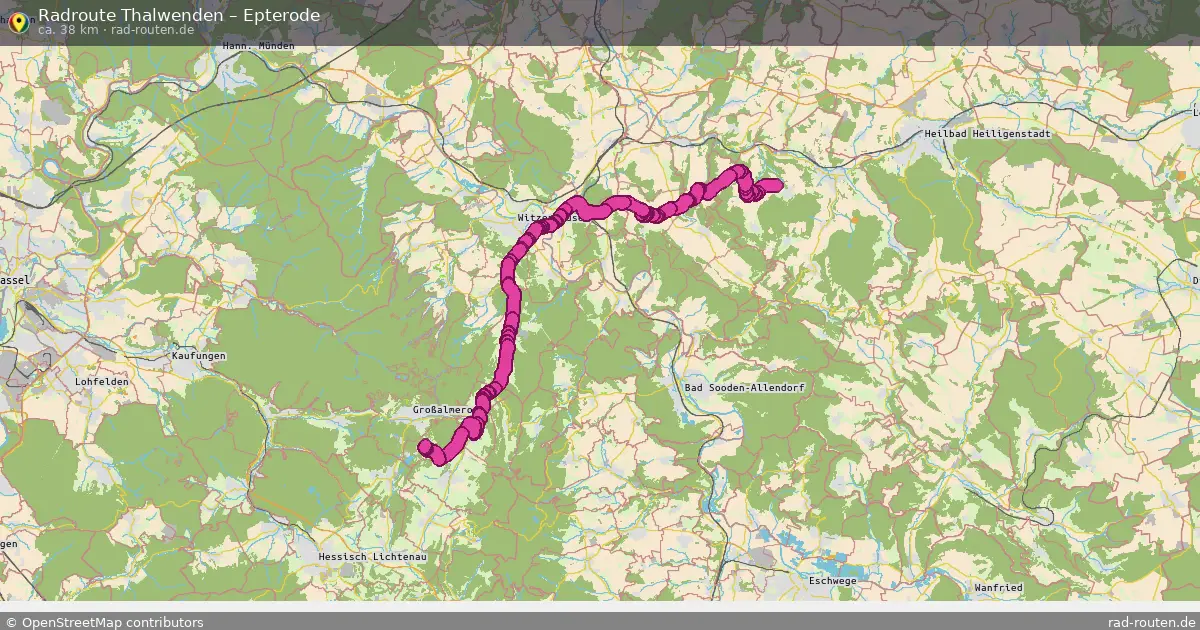 Radtour Thalwenden – Epterode