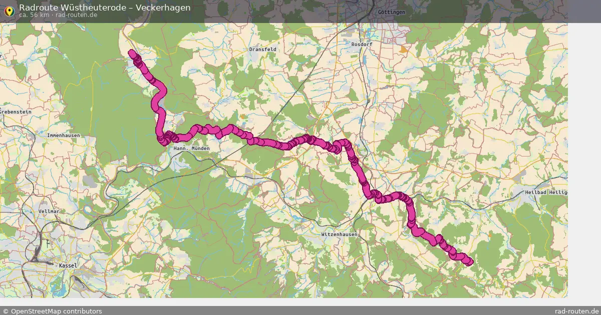 Radtour Wüstheuterode – Veckerhagen