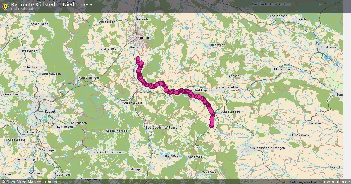 Radtour Küllstedt – Niedernjesa