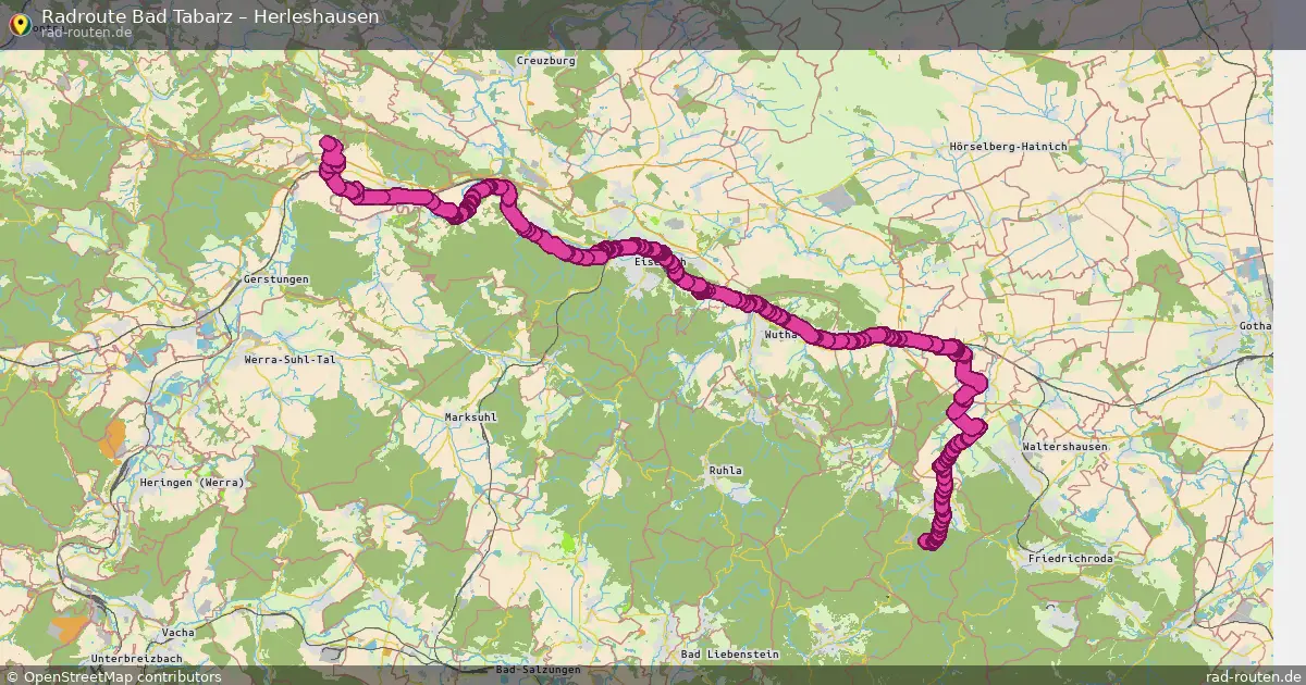 Radtour Bad Tabarz – Herleshausen