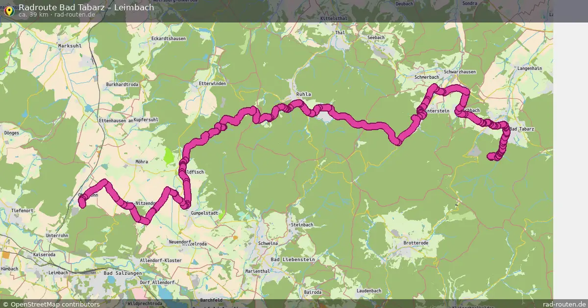 Radtour Bad Tabarz – Leimbach