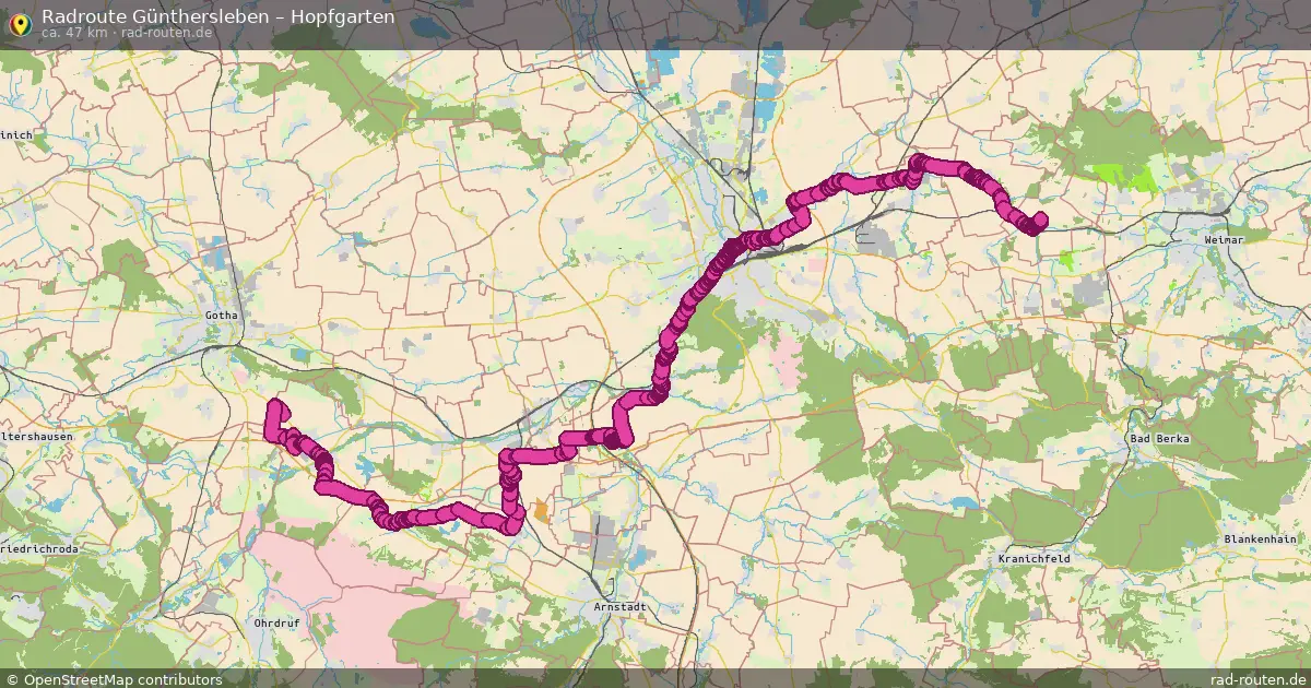 Radtour Günthersleben – Hopfgarten