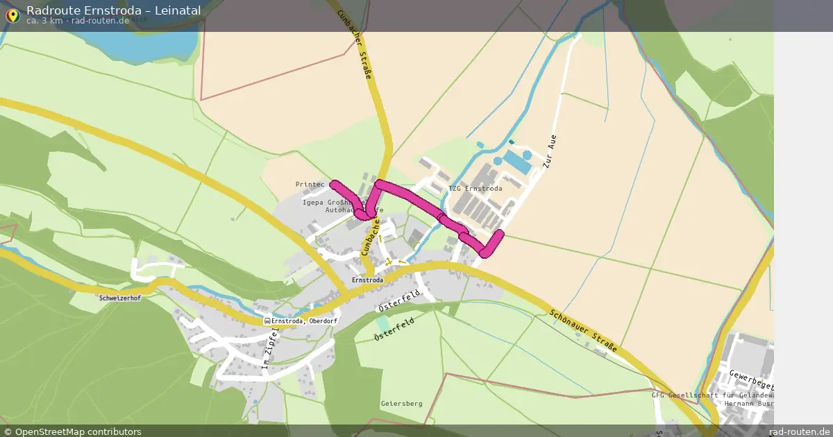 Radtour Ernstroda – Leinatal