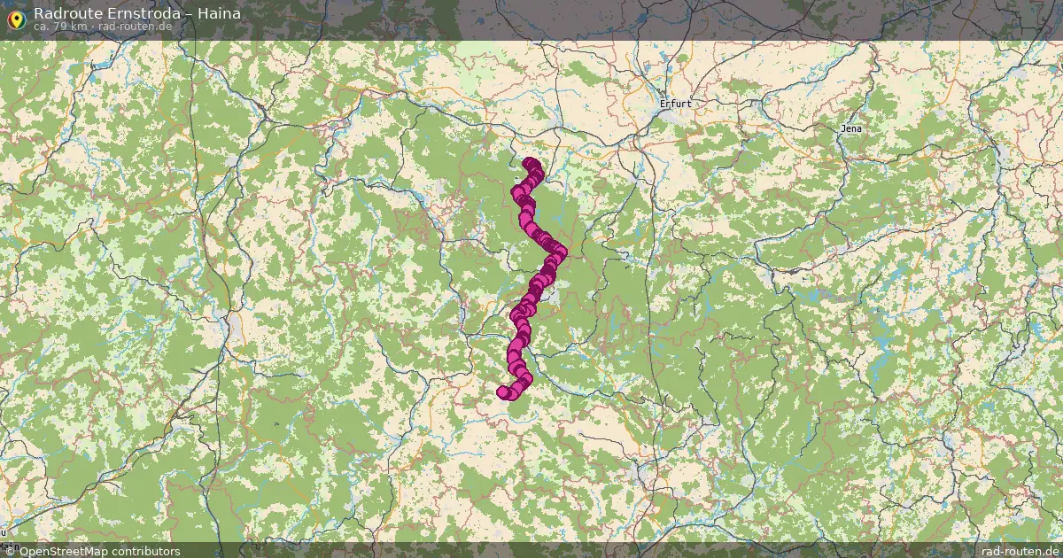 Fahrradroute Ernstroda – Haina