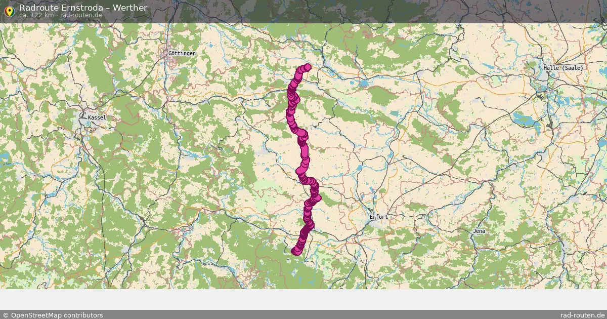 Radtour Ernstroda – Werther