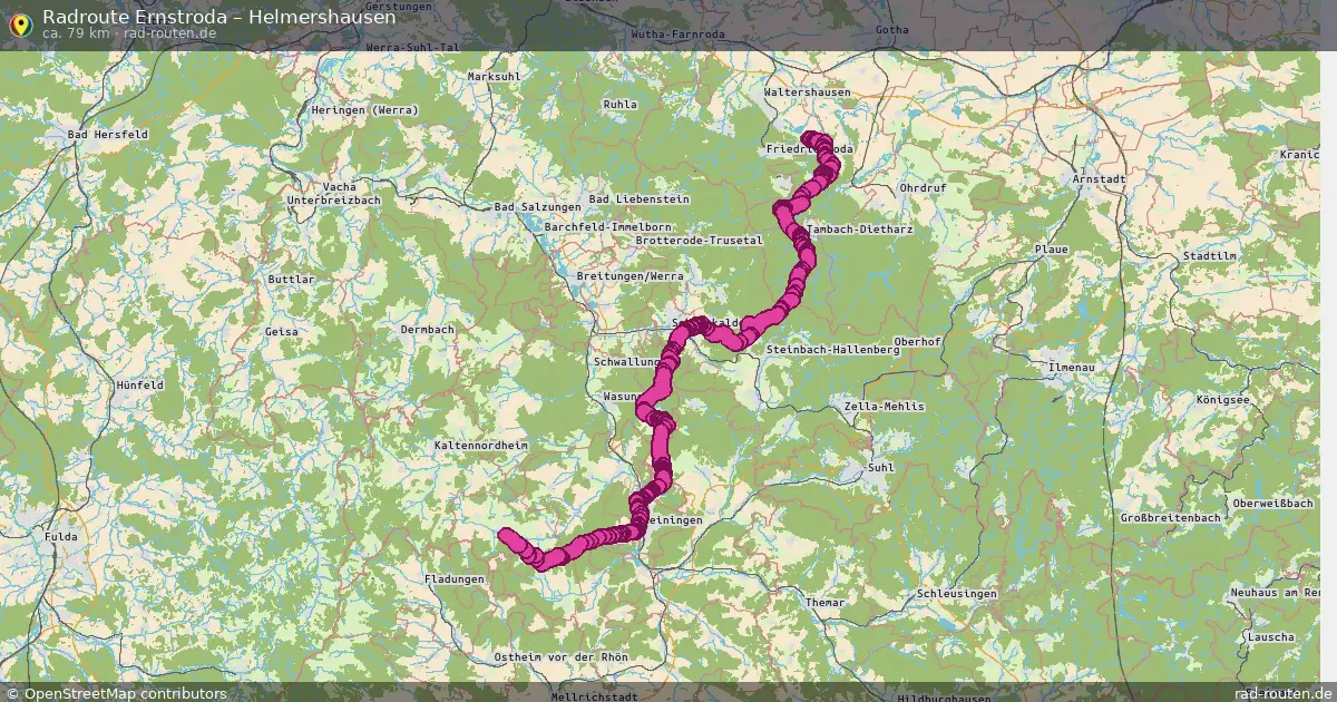 Radtour Ernstroda – Helmershausen