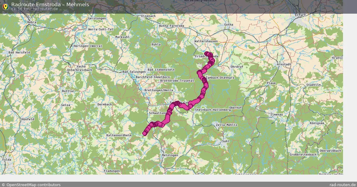 Radtour Ernstroda – Mehmels